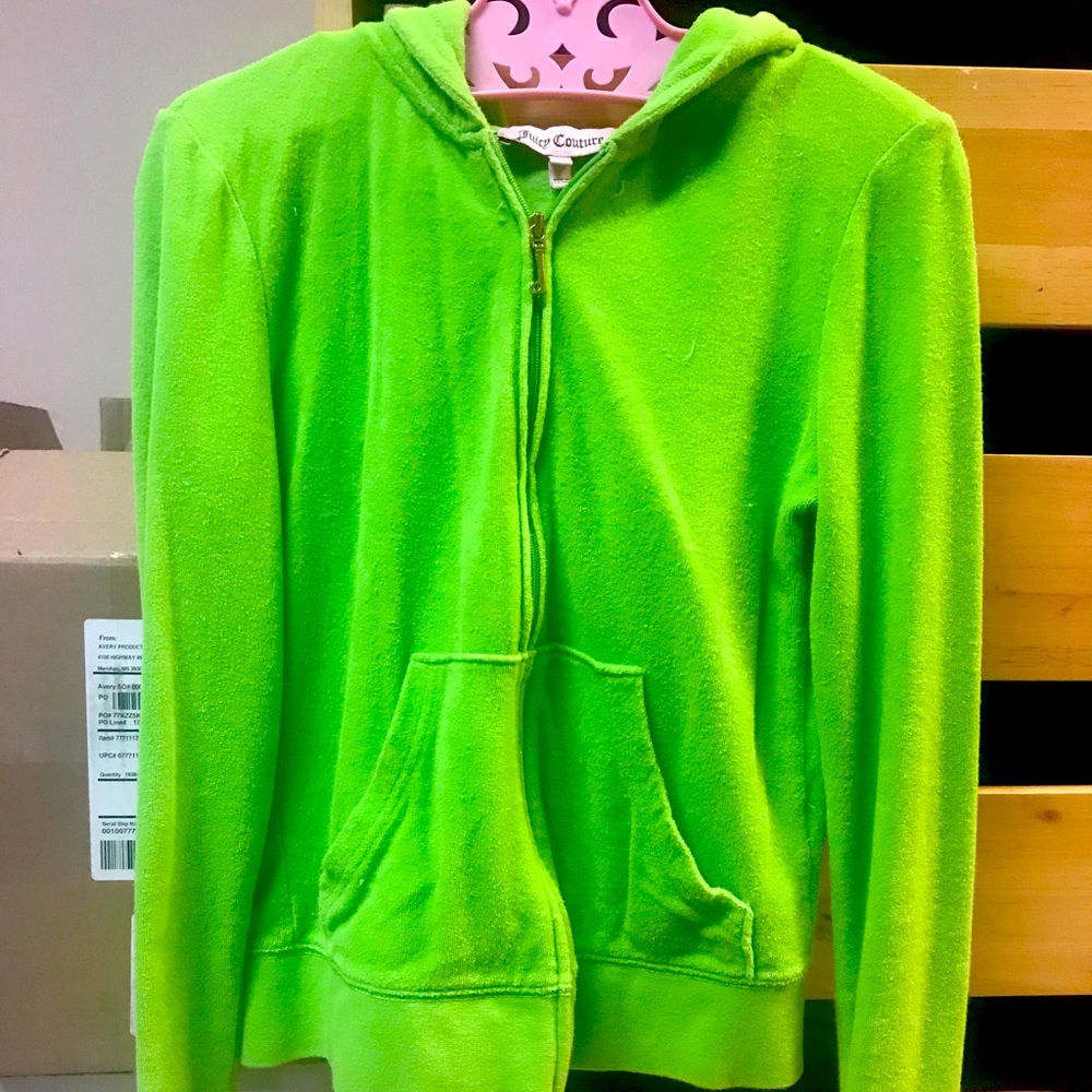 Juicy couture terry cloth zip hoodie smAll